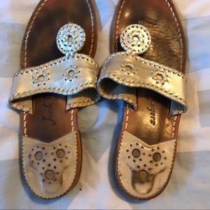 Jack Rogers Hampton Sandal Platinum